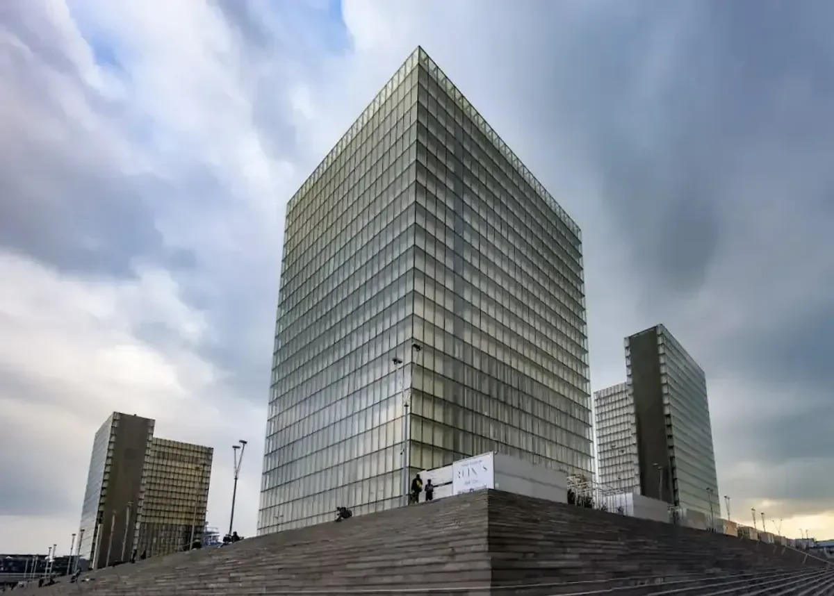 The towers of the Bibliothèque nationale de France in the 13th