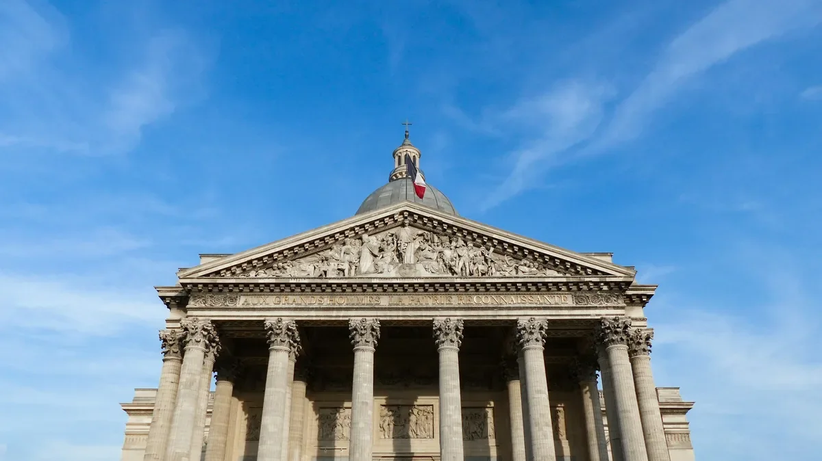 The Panthéon in the Latin Quarter The Panthéon in the Latin Quarter