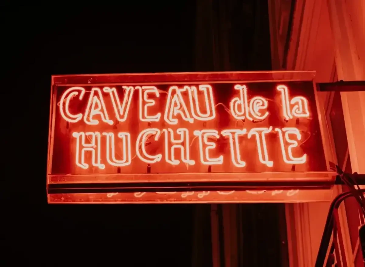 The Caveau de la Huchette jazz club in the Latin Quarter The Caveau de la Huchette jazz club in the Latin Quarter