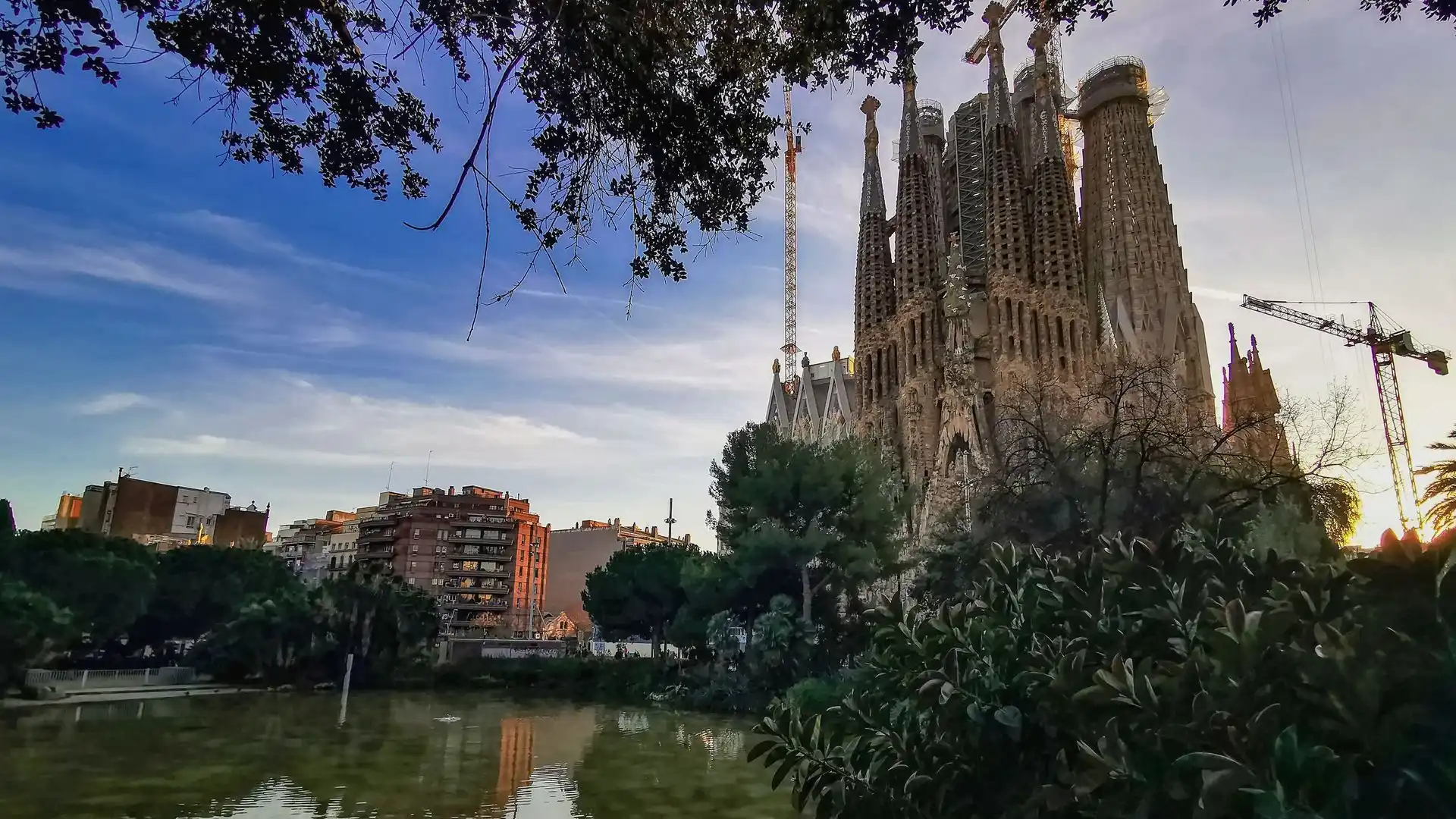 The Sagrada Família in Barcelona The Sagrada Família in Barcelona